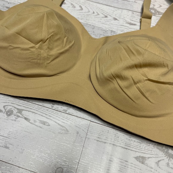 Evelyn Bobbie Beyond Bra Sand Beige Wireless Seamless Support Small 101519-SAN-S - Picture 5 of 8